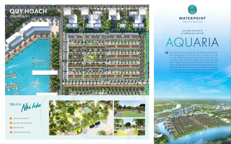 Leaflet giới thiệu phân khu Auqaria Giai đoạn 1 - Waterpoint